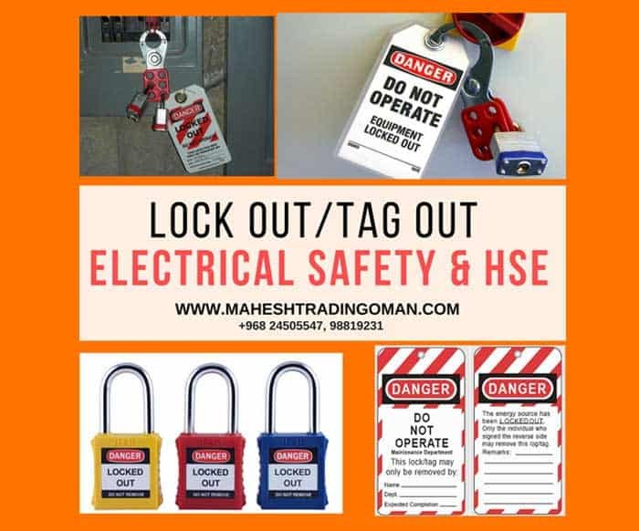Lock Out/ Tag Out Safety Padlocks and Accessories. LOTO in Muscat, Oman