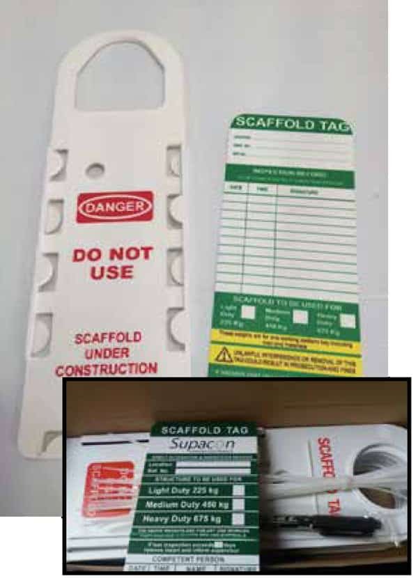 scaffold tag in muuscat, scaffloding tag, safety tag oman.