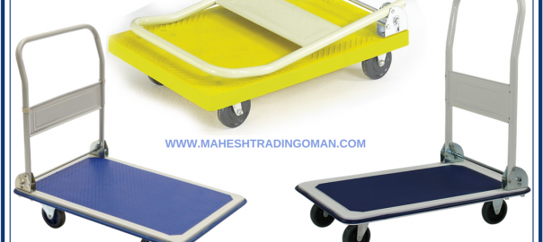Medium and heavy duty platform trolley available at Oman