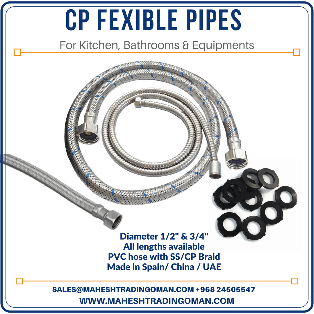 Flexible pipes at mahesh trading oman