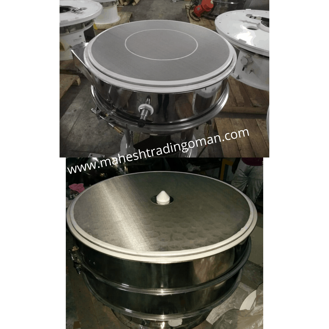 Vibro sifter being assembled.