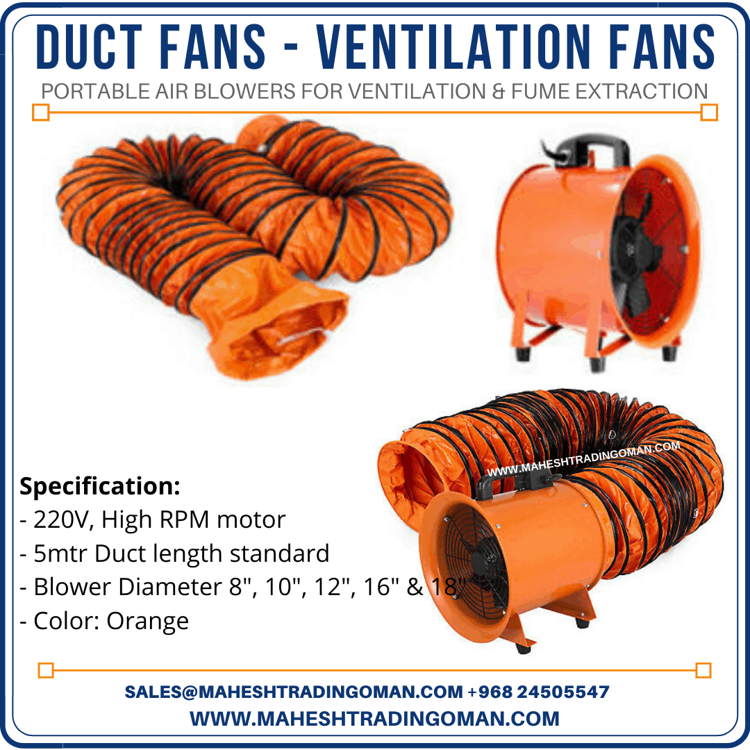 Air blower, Exhaust fan