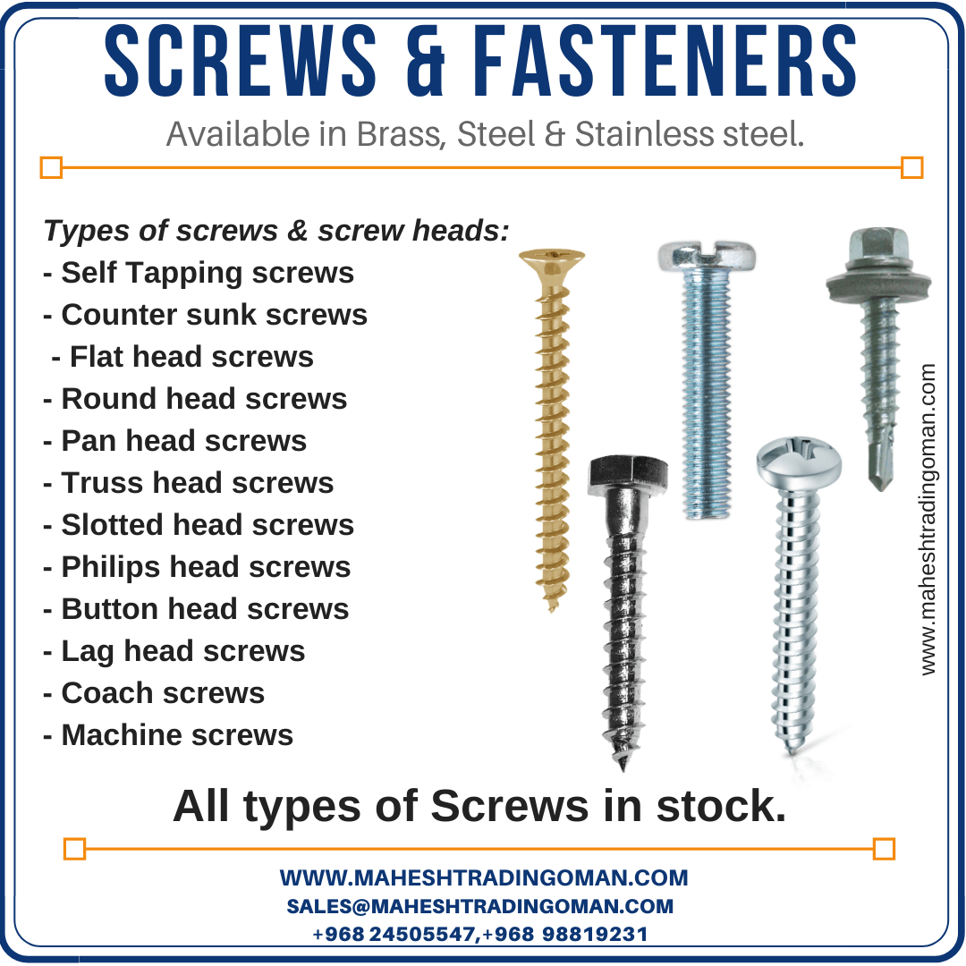 screws, fasteners, bolts, tapping screw